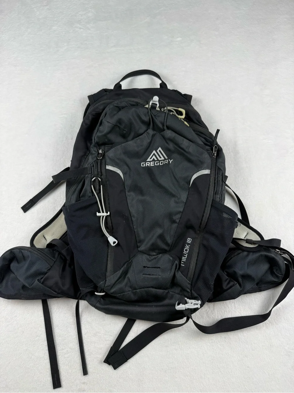 Gregory Miwok 18 Liter Daypack Backpack Hydration Pack Black Men’s One Size
